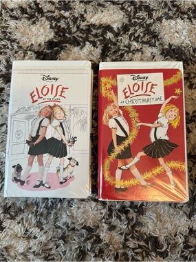 Rare 2004- Eloise At The Plaza & Eloise At Christmas Time VHS set